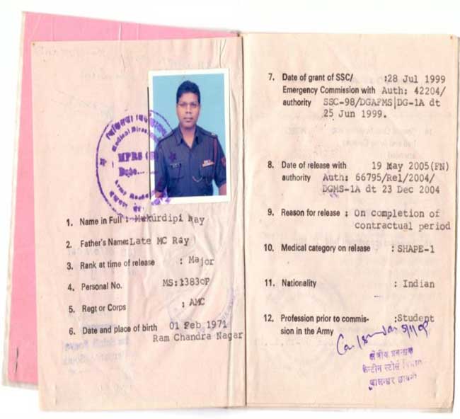 Kargil War - Awarded 2