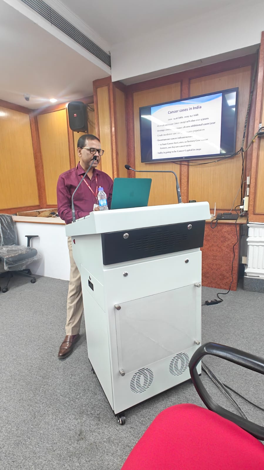 Prof. M.D. Ray at India-Germany cancer meet