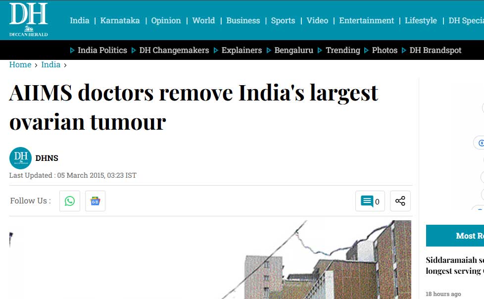 Deccan Herald Dr. MD Ray